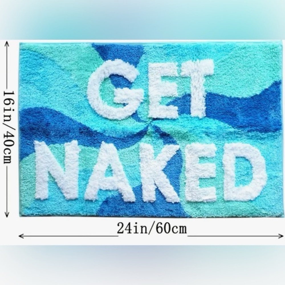 GetNakedMicrofiberBathroomMat
